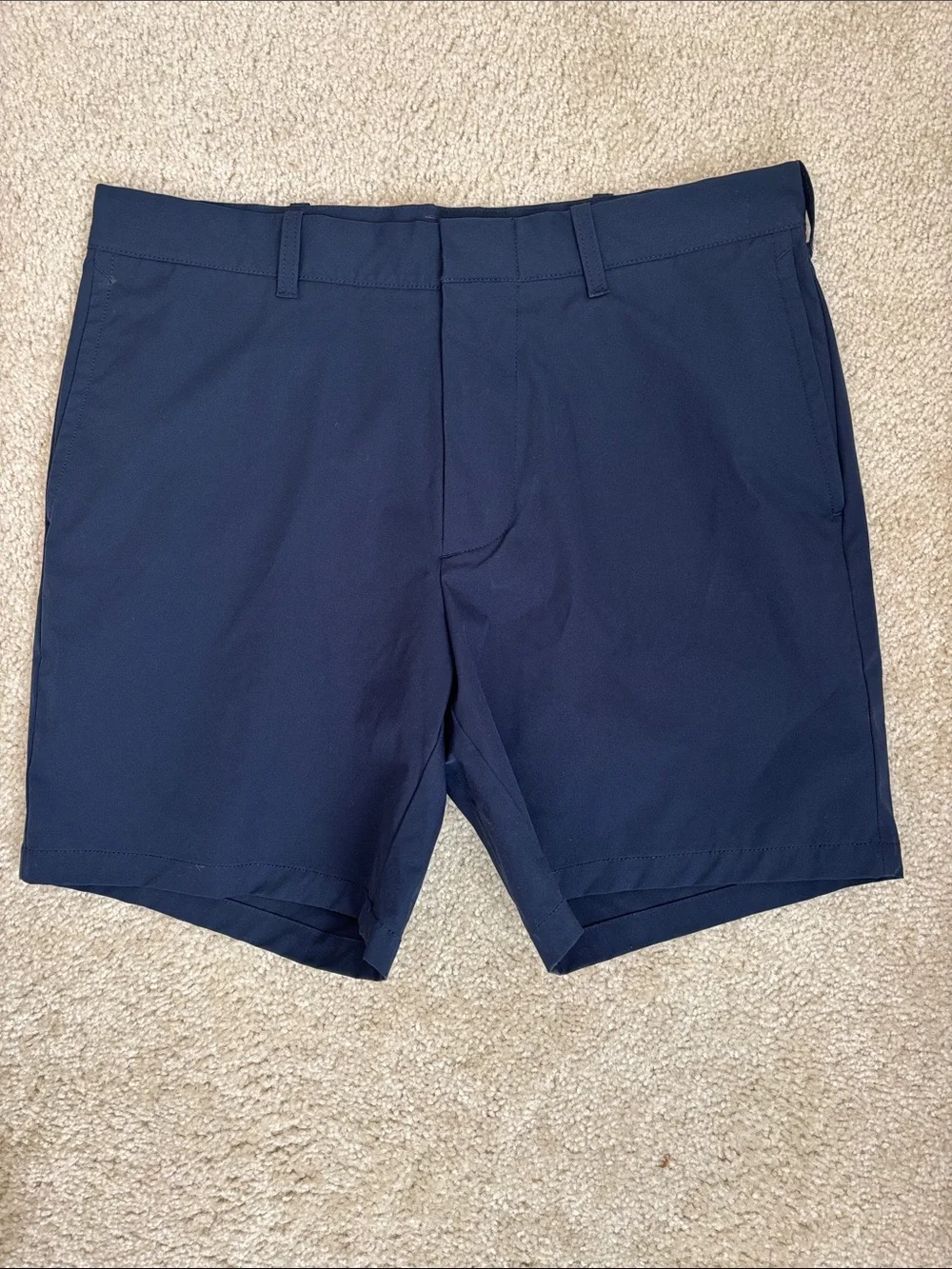 J. Crew Men's Navy Flat-Front Performance Shorts